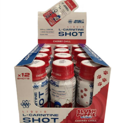 Liquid L-Carnitine Shot, Slush Puppie Cherry Chill - 12 x 60 ml.