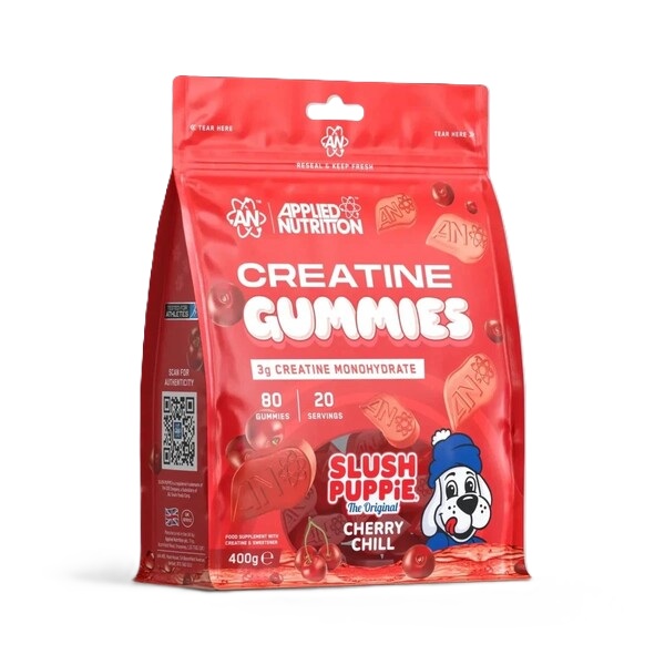 Creatine Gummies, Slush Puppie Cherry Hill - 80 gummies