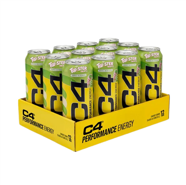 C4 Performance Energy, Twister Pineapple - 12 x 500 ml.