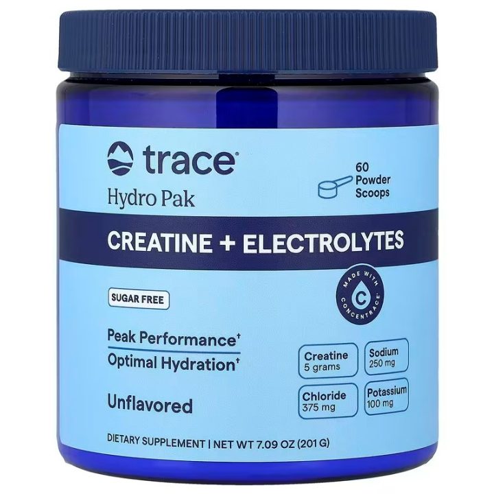 Hydro Pak Creatine + Electrolytes, Unflavored - 201 grams
