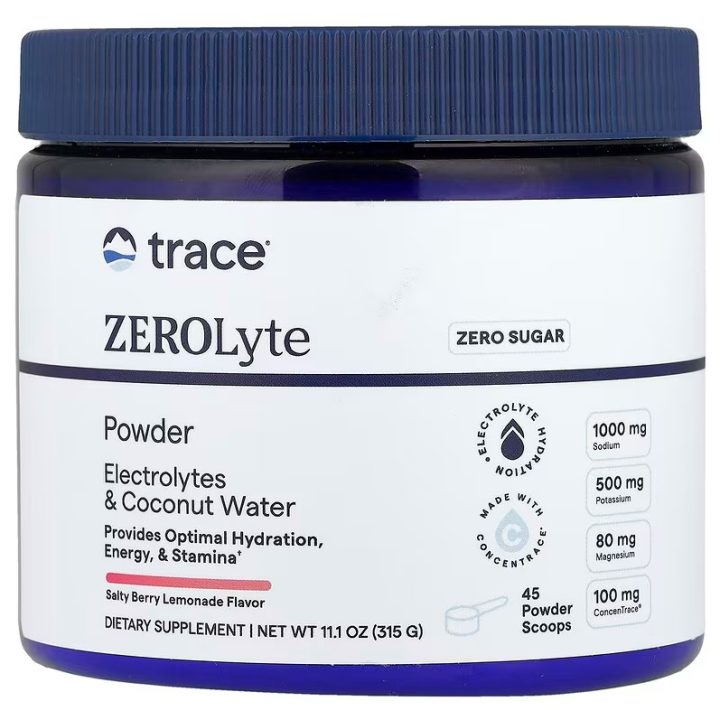 ZEROLyte Powder, Salty Berry Lemonade - 315 grams