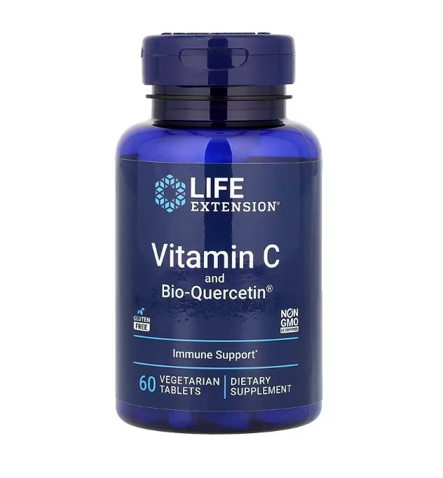 Vitamin C and Quercetin - 60 vegetarian tablets