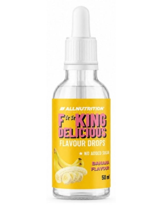 Fitking Delicious Flavour Drops, Banana - 50 ml.