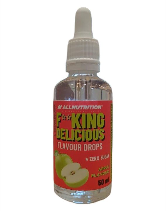 Fitking Delicious Flavour Drops, Apple - 50 ml.