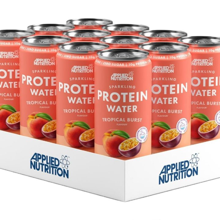 Sparkling Protein Water, Tropical Burst - 12 x 330 ml.