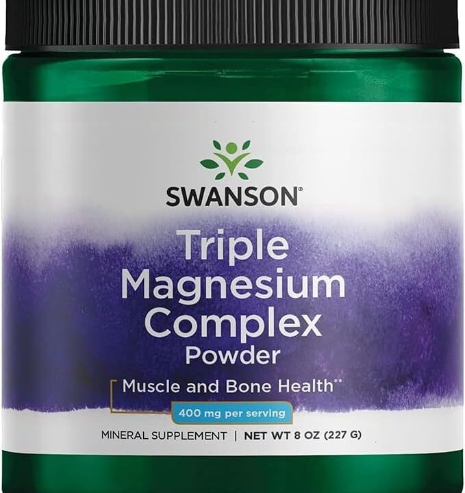 Triple Magnesium Complex Powder, 400mg - 227 grams