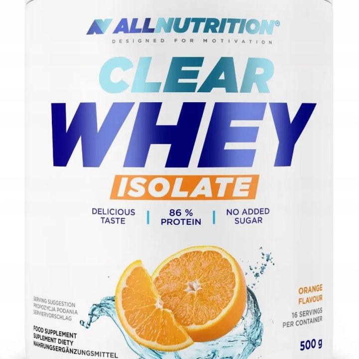 Clear Whey Isolate, Orange - 500 grams