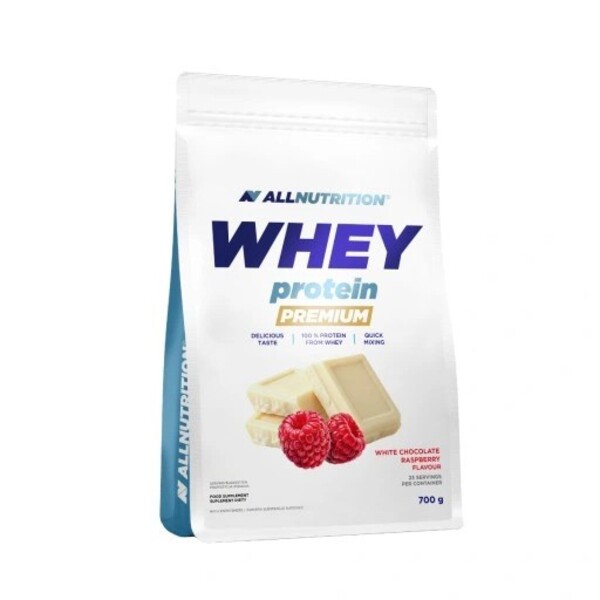 Whey Protein Premium, White Chocolate Raspberry - 700 grams