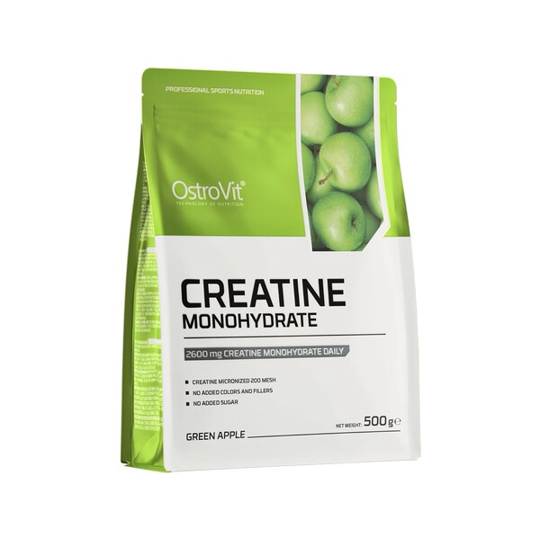 Creatine Monohydrate, Green Apple - 500 grams
