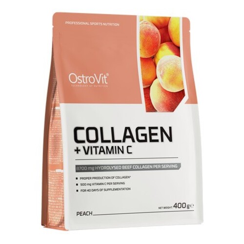 Collagen + Vitamin C, Peach - 400 grams