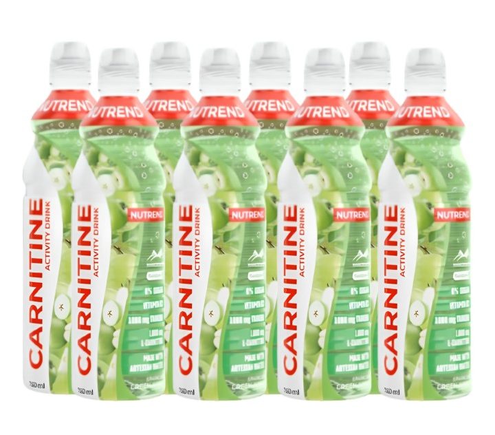 Carnitine Activity Drink, Sparkling Green Apple - 8 x 750 ml.