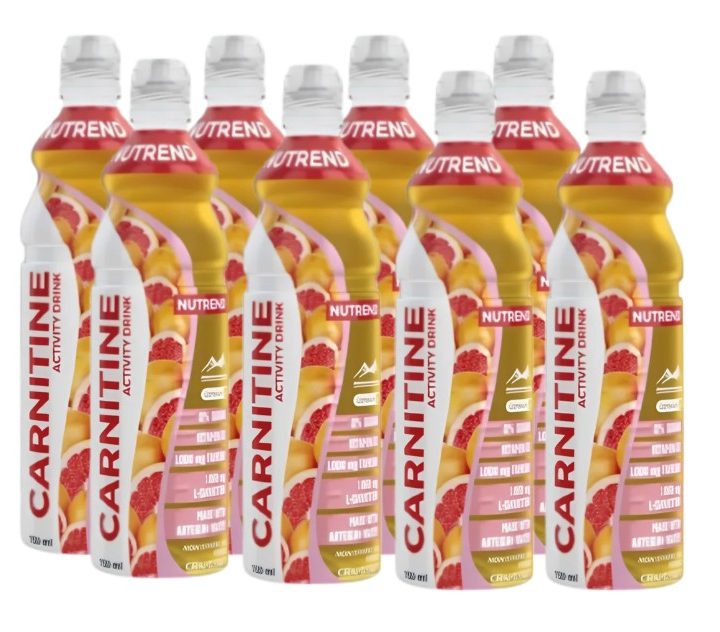 Carnitine Activity Drink, Non Sparkling Fresh Grapefruit - 8 x 750 ml.