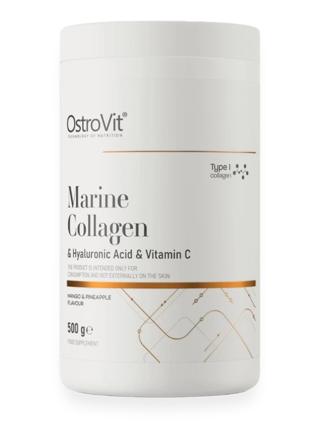 Marine Collagen & Hyaluronic Acid & Vitamin C, Mango & Pineapple - 500 grams