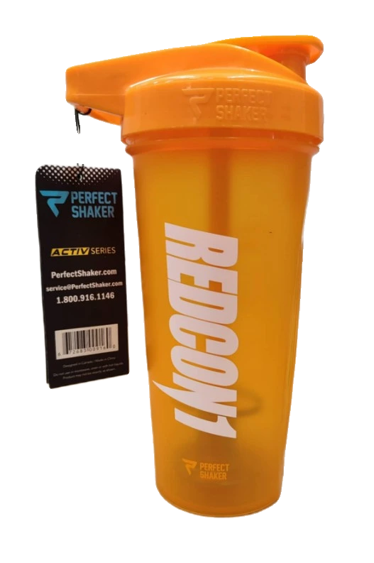 Redcon1 Shaker, Orange/White - 600 ml.