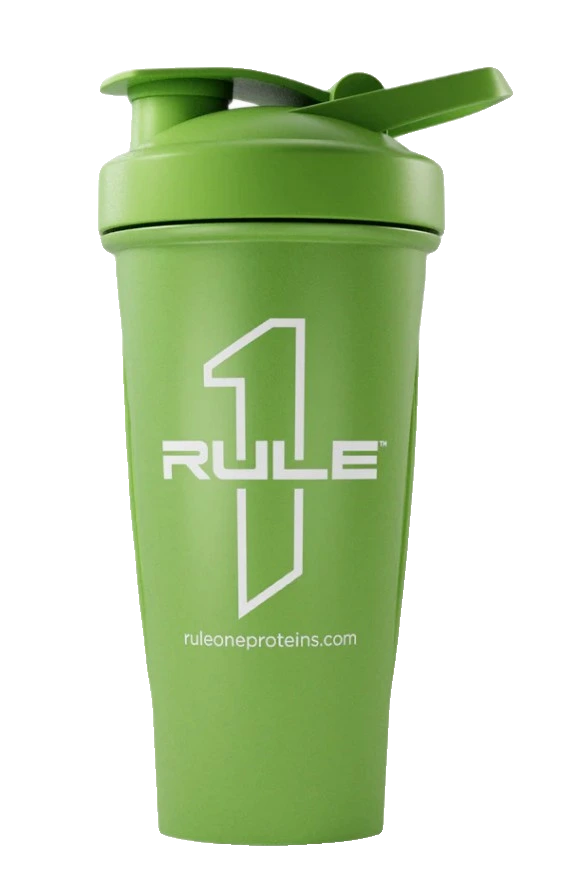 R1 Outlined Logo Shaker Cup, Green - 600 ml.