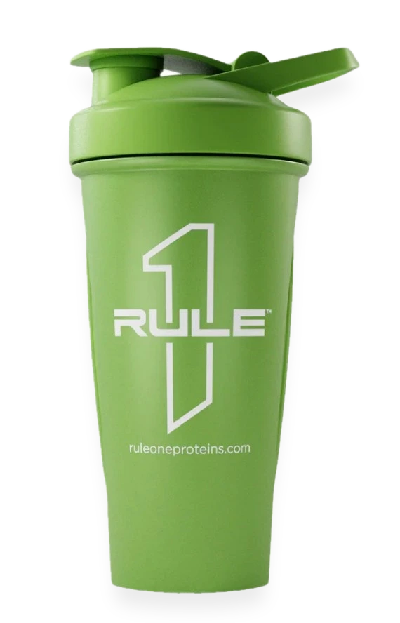 R1 Outlined Logo Shaker Cup, Green - 600 ml.