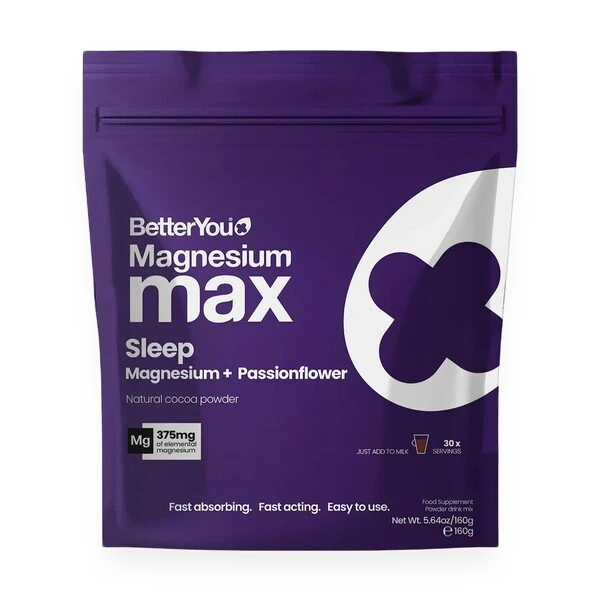 Magnesium Max Sleep, Natural Cocoa - 160 grams