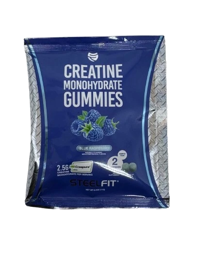 Creatine Monohydrate Gummies, Blue Raspberry - 2 gummies (1 serving)