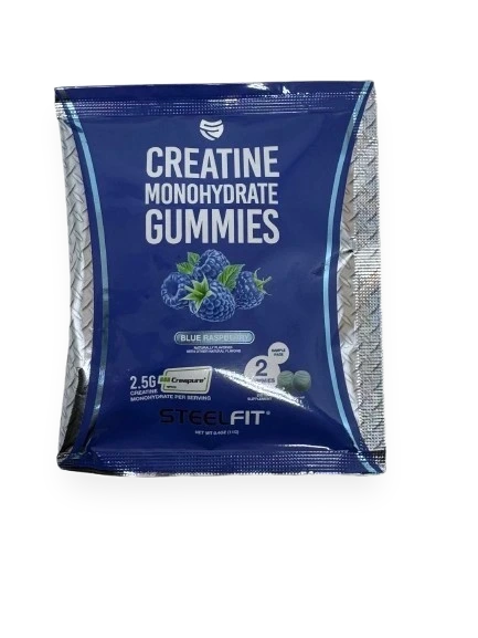 Creatine Monohydrate Gummies, Blue Raspberry - 2 gummies (1 serving)
