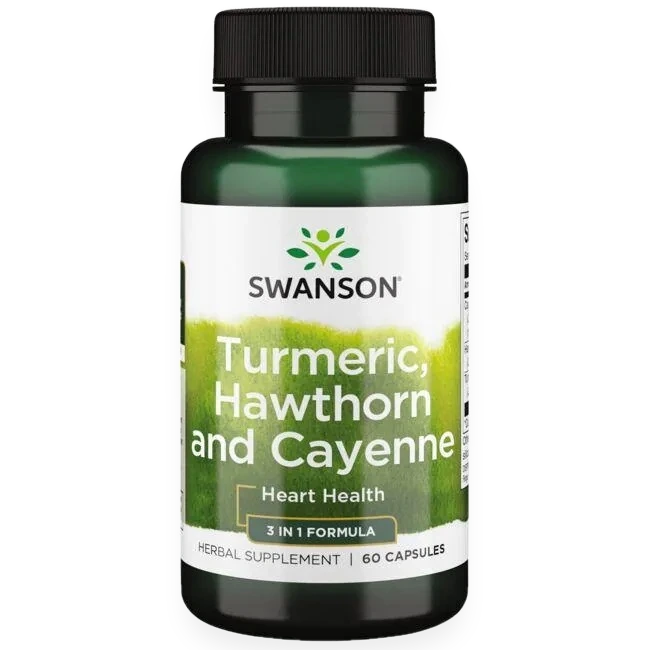 Turmeric, Hawthorn and Cayenne - 60 caps
