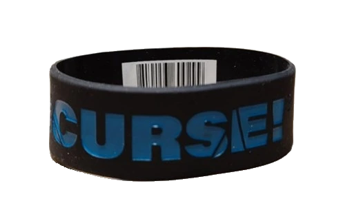 The Curse! Wristband, Blue