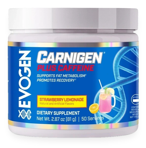 Carnigen Plus Caffeine, Strawberry Lemonade - 81 grams