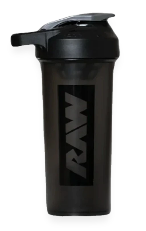 Raw From The Ground Up Shaker, Black - 600ml.