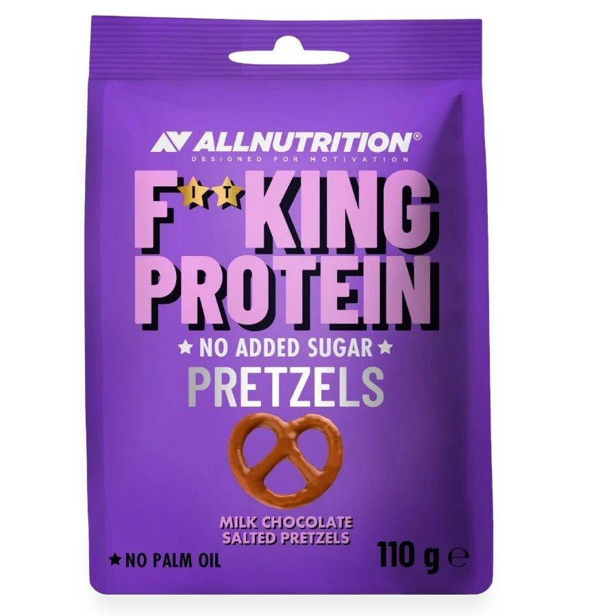 Fitking Protein Pretzels, Milk Chocolate Salted - 110 grams