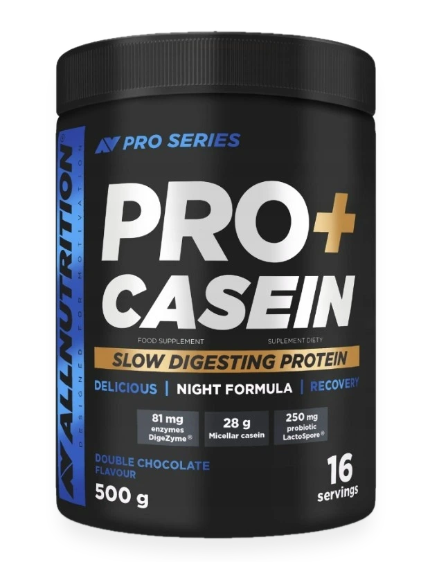 Pro+ Casein, Double Chocolate - 500 grams