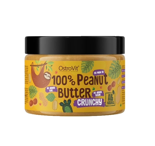 100% Peanut Butter, Crunchy - 500 grams