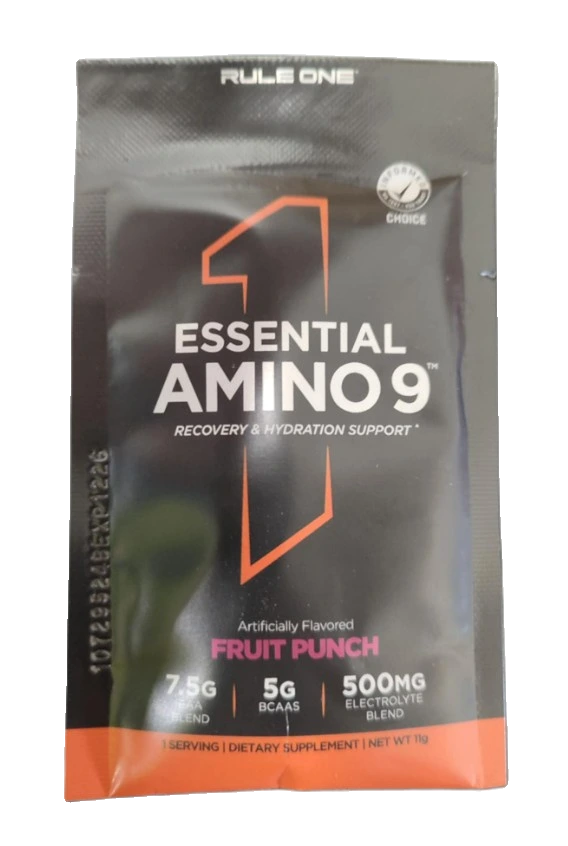 Essential Amino 9, Fruit Punch - 11 grams (1 serving)