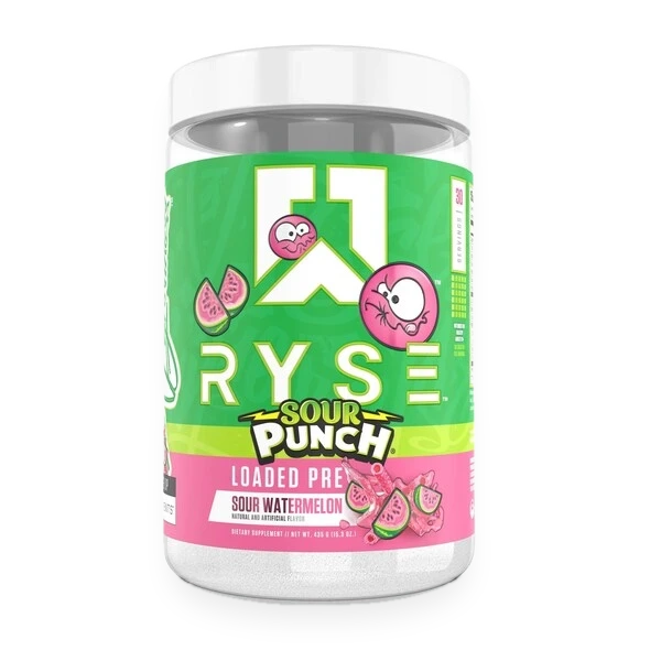Loaded Pre, Sour Punch Sour Watermelon - 441 grams
