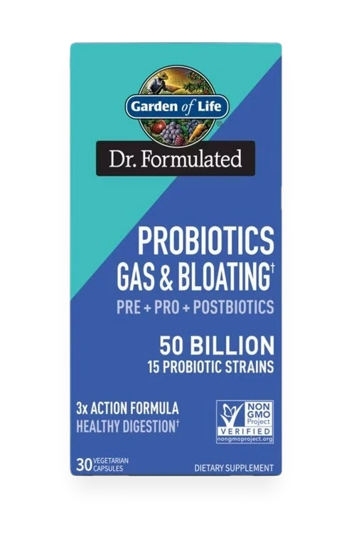 Dr. Formulated Probiotics Gas & Bloating - 30 vcaps