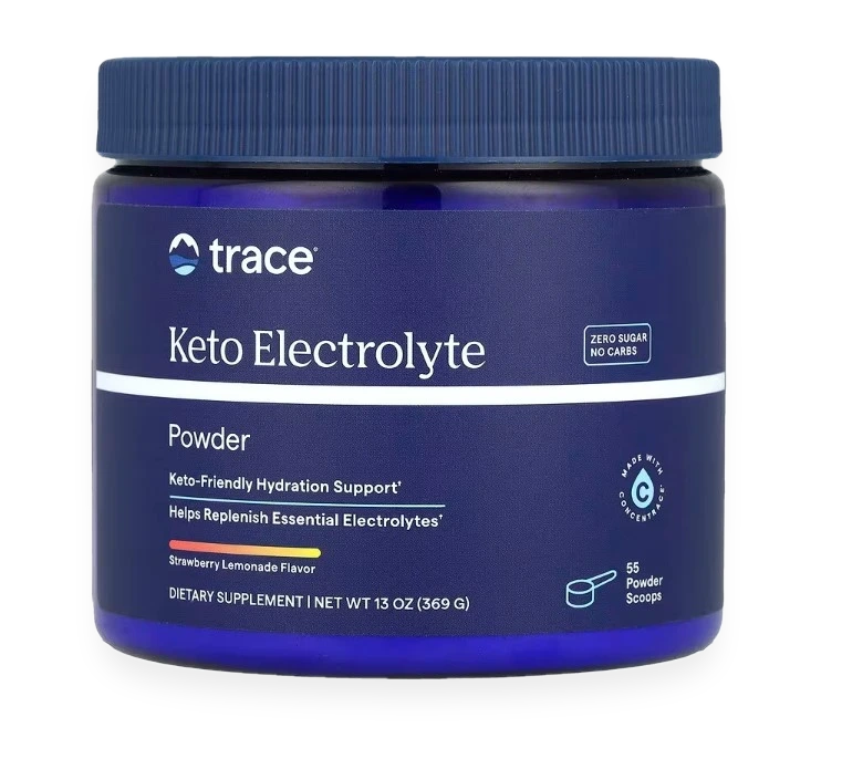 Keto Electrolyte Powder, Strawberry Lemonade - 369 grams