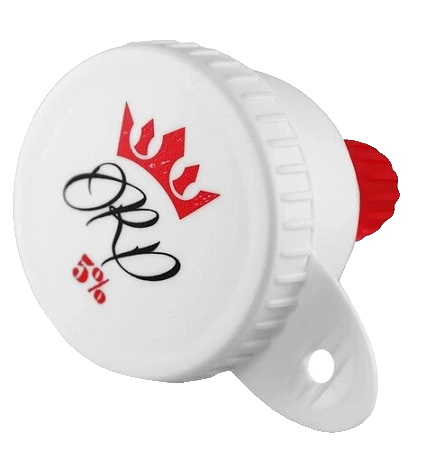 5% Funnel, White & Red