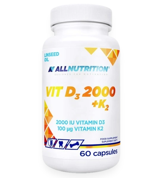 Vit D3 2000 + K2 - 60 caps