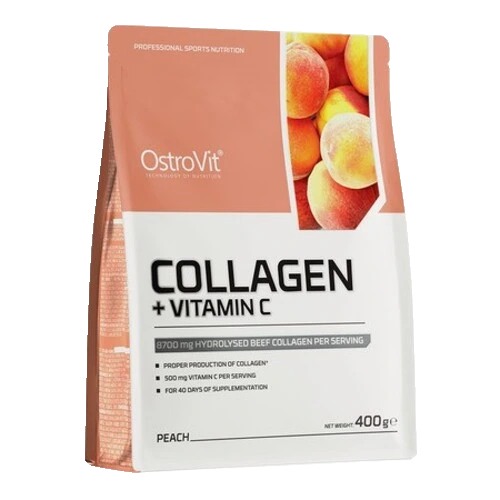 Collagen + Vitamin C, Peach - 400 grams