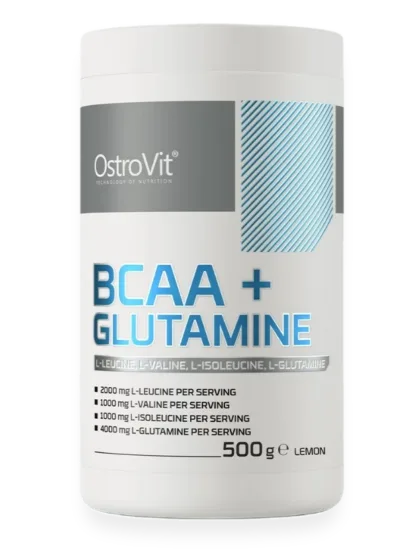 BCAA + Glutamine, Lemon - 500 grams