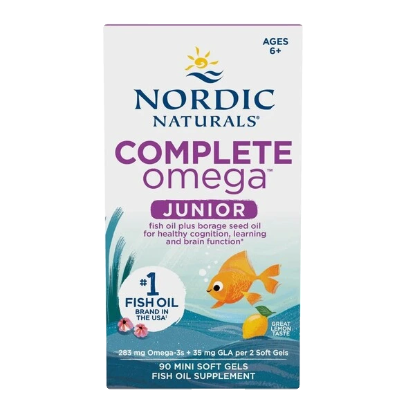 Complete Omega Junior, 283mg Lemon - 90 mini softgels