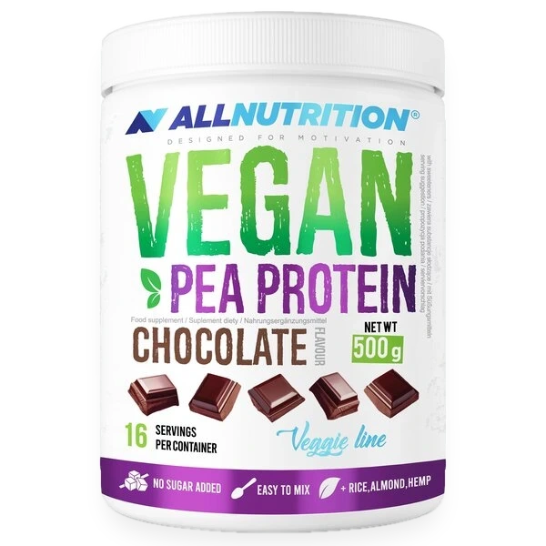 Vegan Pea Protein, Chocolate - 500 grams