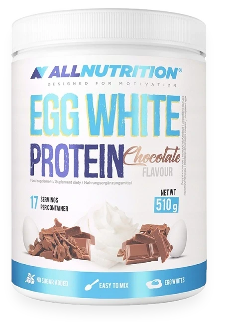 Egg White Protein, Chocolate - 510 grams