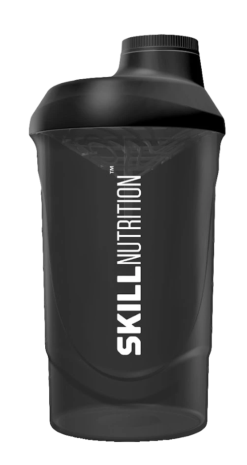 Skill Nutrition Shaker, Smoked Black - 600 ml.