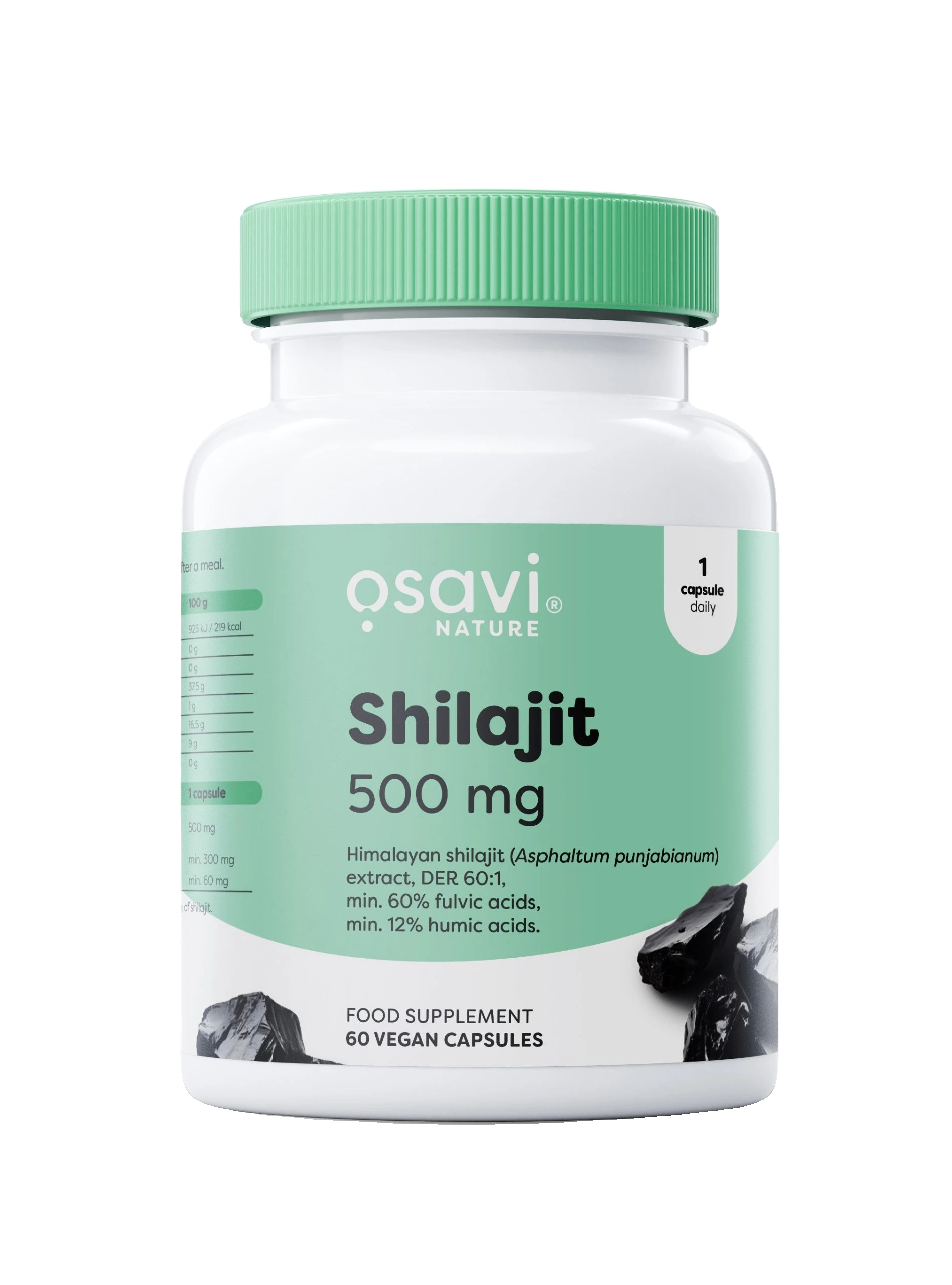 Shilajit, 500mg - 60 vegan caps