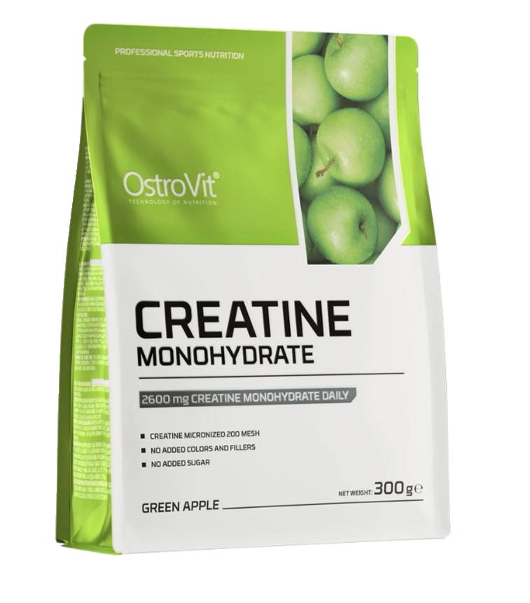 Creatine Monohydrate, Green Apple - 300 grams