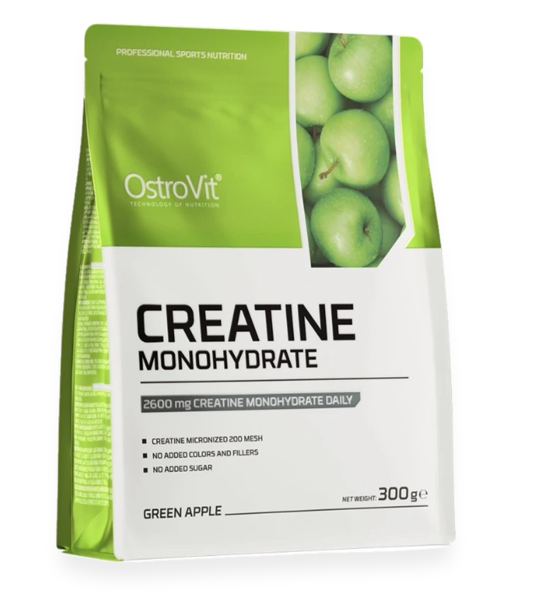 Creatine Monohydrate, Green Apple - 300 grams