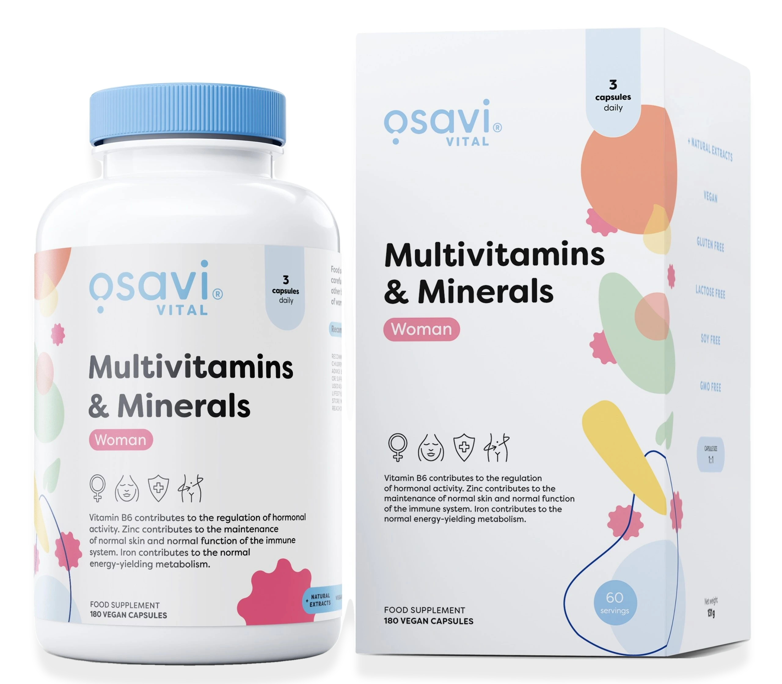 Multivitamins & Minerals Woman - 180 vegan caps