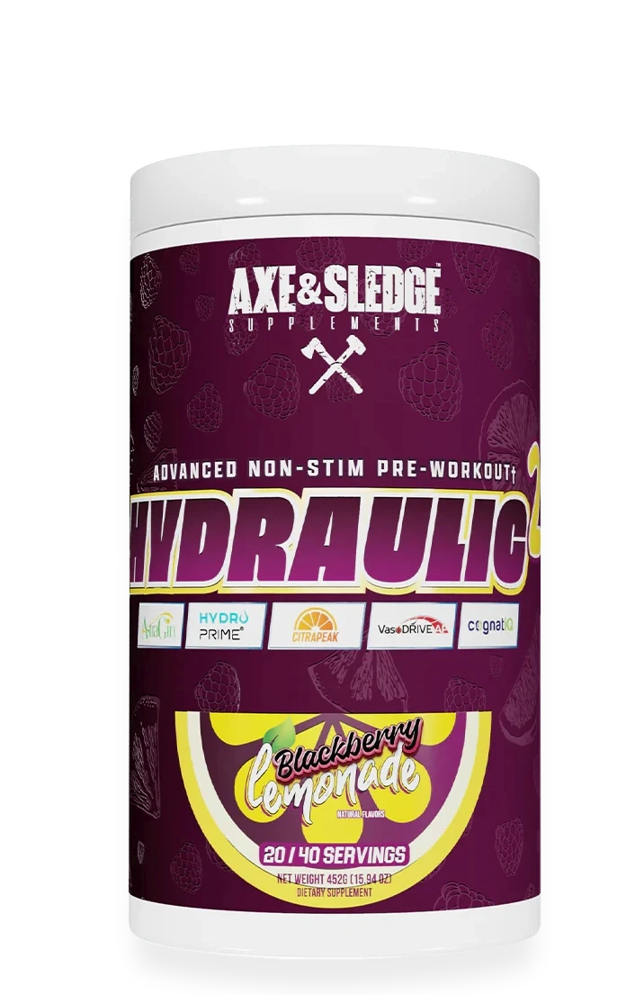 Hydraulic V2 Non-Stim Pre-Workout, Blackberry Lemonade - 452 grams