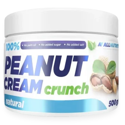 100% Peanut Cream, Crunch - 500 grams