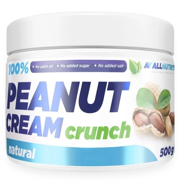 100% Peanut Cream, Crunch - 500 grams