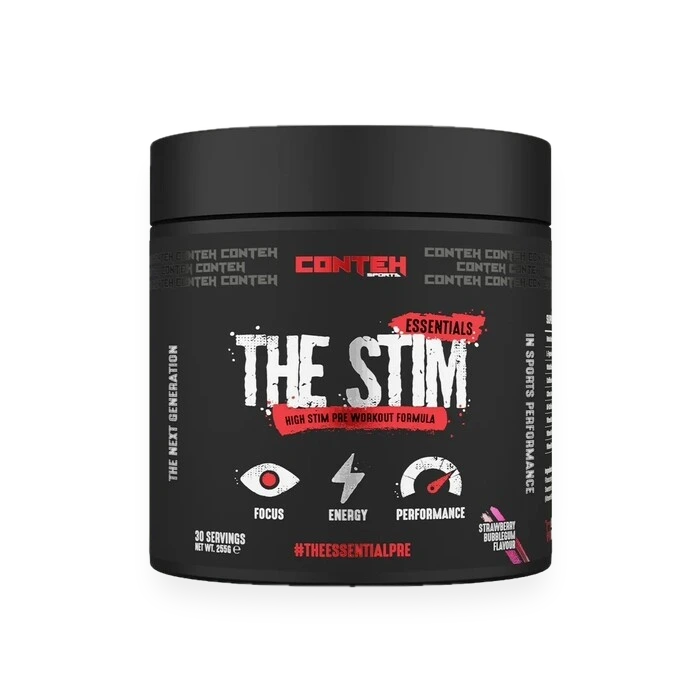 The Stim Pre-Workout, Strawberry Bubblegum - 255 grams